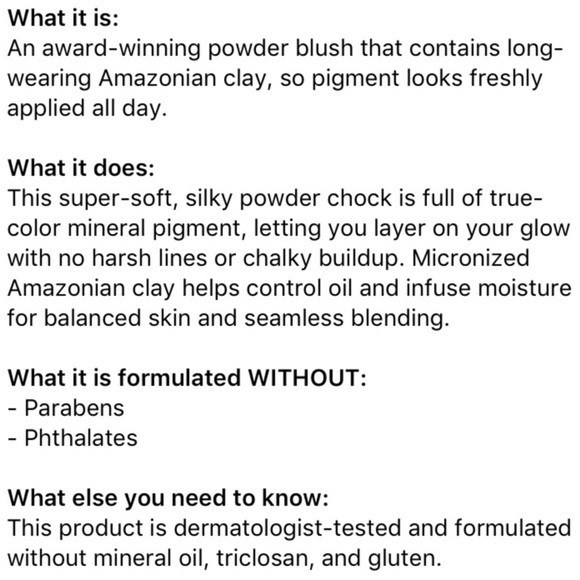 Tarte Amazonian Clay 12-Hour Blush - Picture 8 of 8